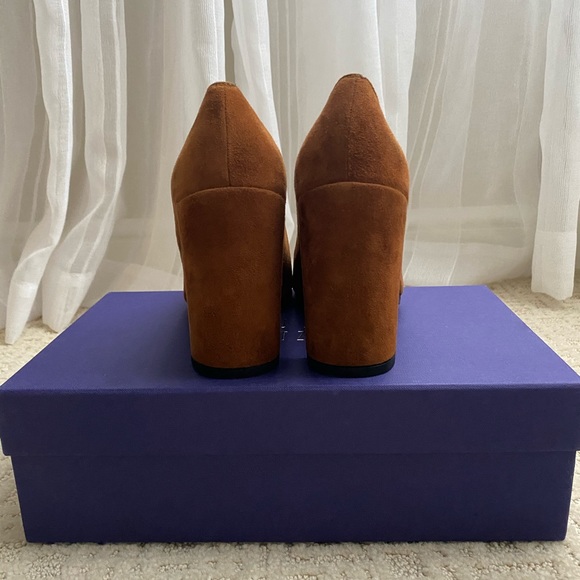 Stuart Weitzman • Suede Block Heels - Picture 7 of 7